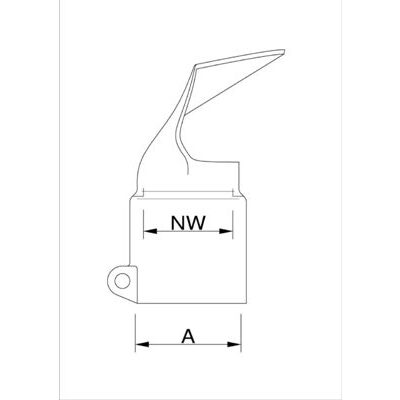 Breitverteilerdüse NW 052