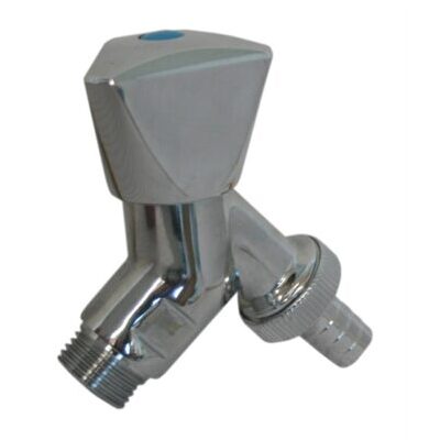 Auslaufhahn mit Sanitäroberteil 1/2