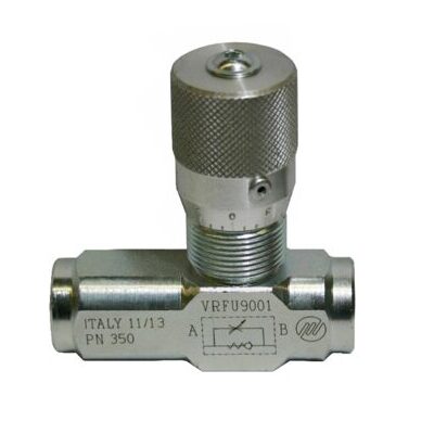 Nadel-Drossel-Rückschlagventil 1/4