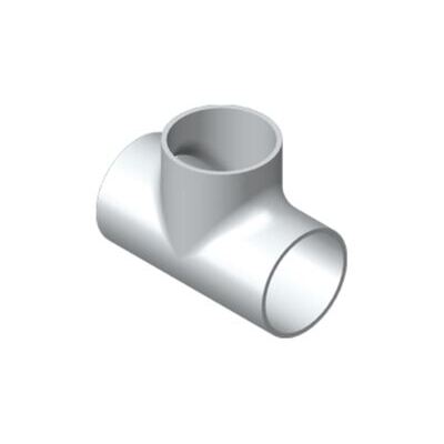 ALU-T-Stück Ø 89 x 4 mm