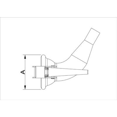 Anschlussbogen 60° ohne Düse