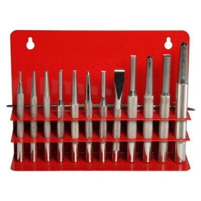 Körner- / Durchschlagsatz 13-teilig