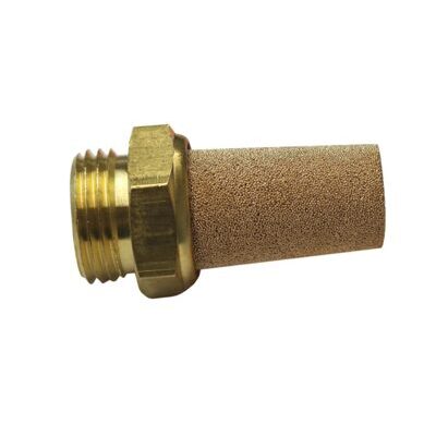 Abluftschalldämpfer Messing