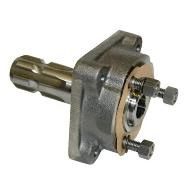 Profilwelle mit Lager für Hydraulikpumpe
