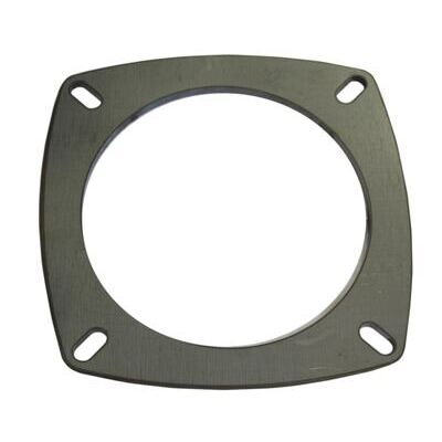 Flansch 250 x 250 x 10 mm INOX