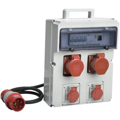 Tragbarer Stromverteiler 230/400 V