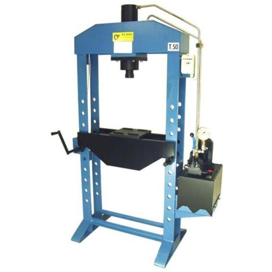 50 t Werkstattpresse mit V-Prismen