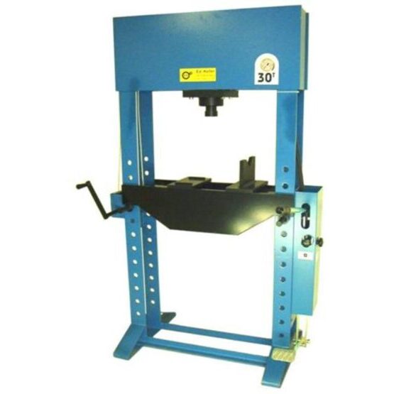 30 t Werkstattpresse mit V-Prismen