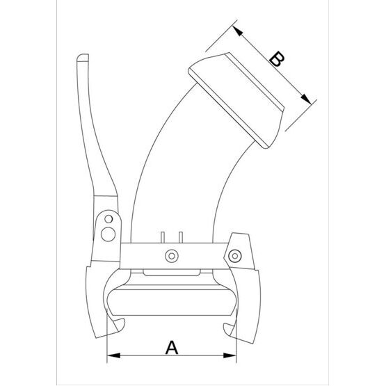 PERROT Bogen 45° NW 050