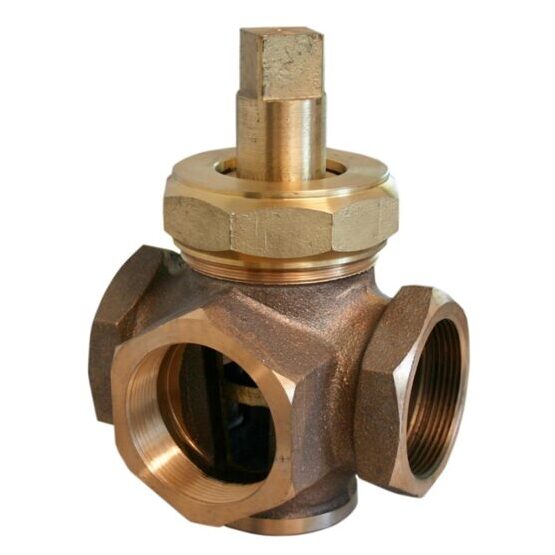 MZ 3-Wegehahn mit Stopfbuchse IG 2