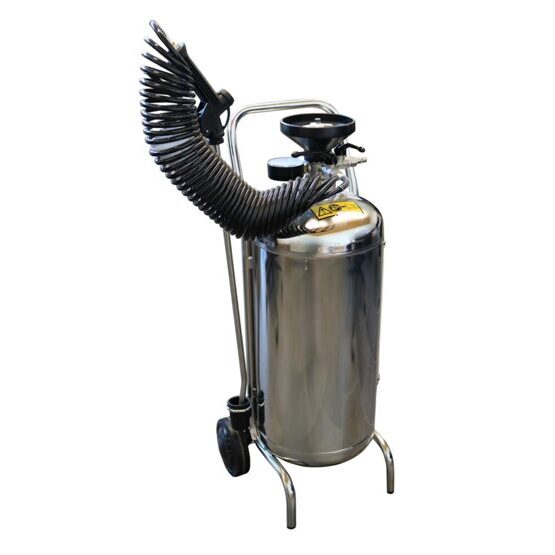 Vorsprühgerät mit Druckbehälter