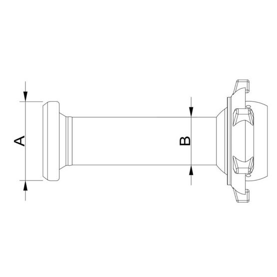 Adapter BAUER Mutterteil / KUGELKUPPLUNG
