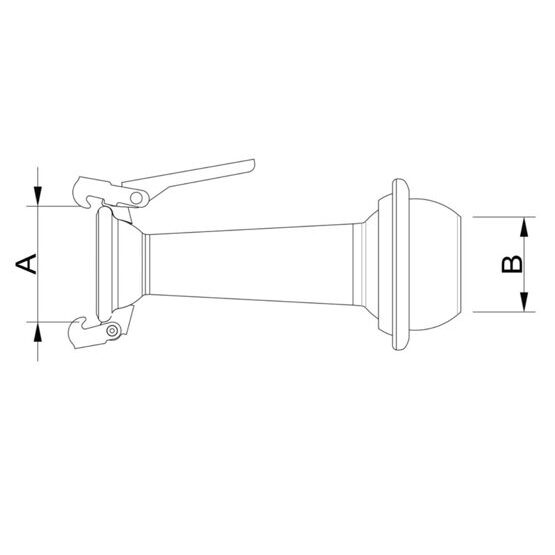 Adapter ITAL Mutterteil / BAZZOLI Vaterteil