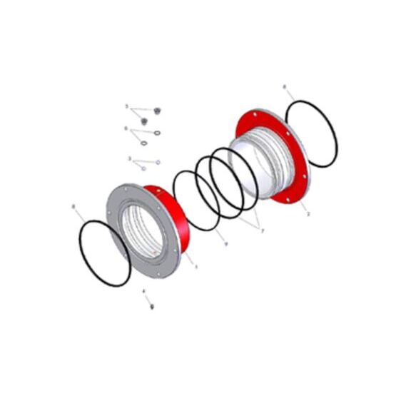Flansch O-Ring zu DN100 - 4