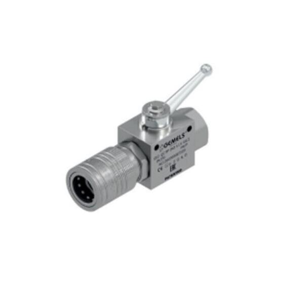 2-Wegehahn mit Stecker BG 3 x 15 L ( M22x1.5)