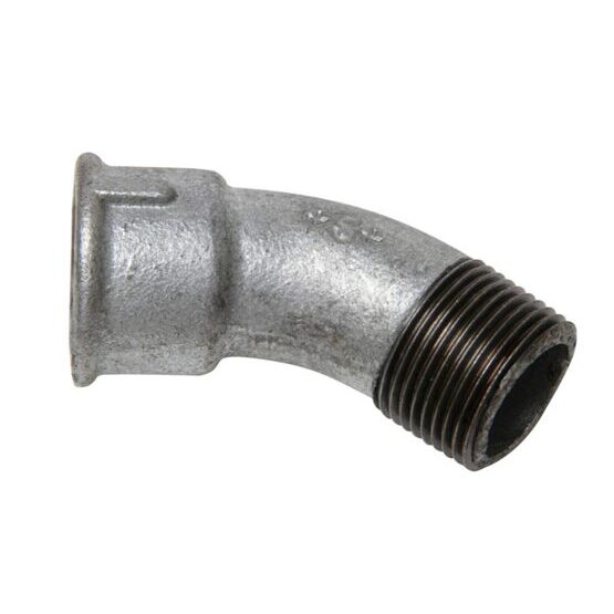 TEMPERGUSSFITTING Typ 121 (A4/45°)