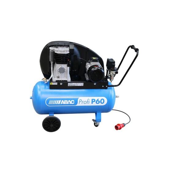 ABAC P60 Kompressor, fahrbar, Keilriemenbetrieb