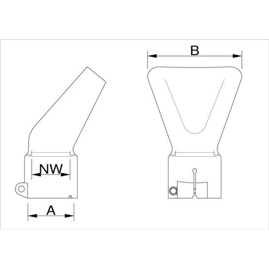 Seitenverteilerdüse NW 052