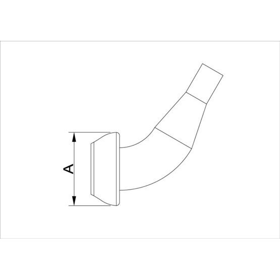 Anschlussbogen 60° ohne Düse