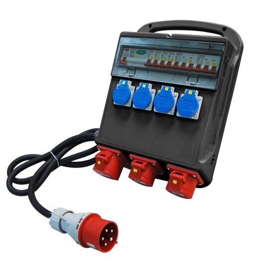 Stromverteiler tragbar 32A Kunststoff