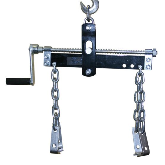 Positionierer mit seitlicher Handkurbel